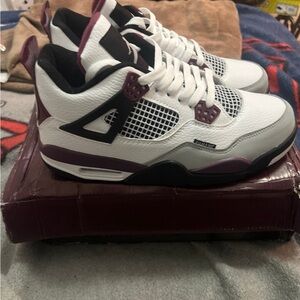 Retro 4 maroon